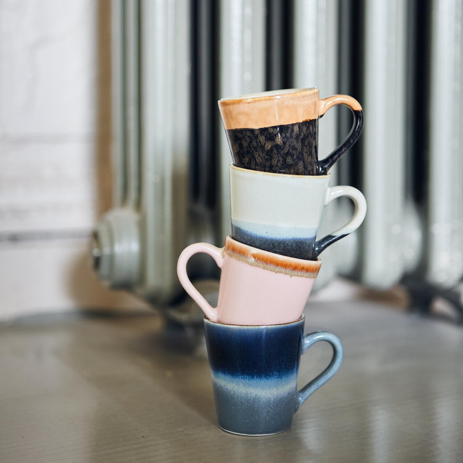 70s ceramics espressokopper, Polaris - 4 stk.